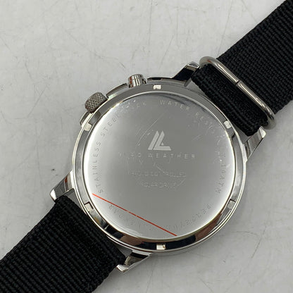 【中古美品】【メンズ/レディース】 LAD WEATHER ラドウェザー LAD017 SOLAR ANALOG WATCH ソーラー アナログ ウォッチ 時計 198-260630-kh-02-izu カラー：ブラック 万代Net店