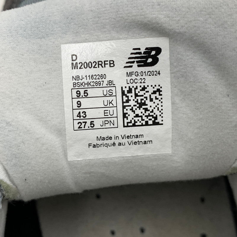 【中古品】【メンズ】 NEW BALANCE ニューバランス M2002RFB 2002R スニーカー 靴 162-260630-kh-11-izu サイズ：27.5 カラー：グレー×ライトブルー系 万代Net店