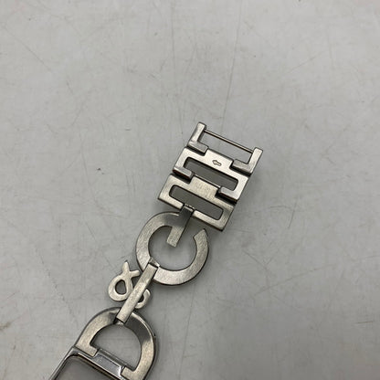 【中古品】【レディース】 DOLCE&GABBANA ドルチェアンドガッバーナ LINE STONE LOGO BRACELET QUARTZ WATCH ラインストーン ロゴ ブレスレット クォーツ ウォッチ 腕時計 197-260630-kh-01-izu カラー：シルバー 万代Net店