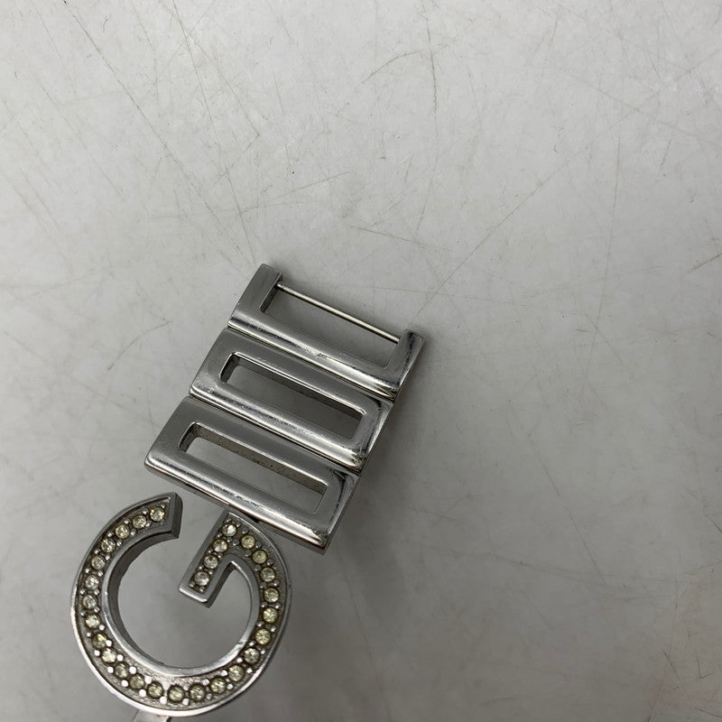 【中古品】【レディース】 DOLCE&GABBANA ドルチェアンドガッバーナ LINE STONE LOGO BRACELET QUARTZ WATCH ラインストーン ロゴ ブレスレット クォーツ ウォッチ 腕時計 197-260630-kh-01-izu カラー：シルバー 万代Net店