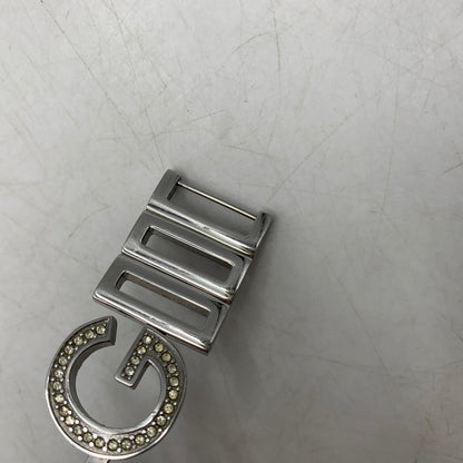 【中古品】【レディース】 DOLCE&GABBANA ドルチェアンドガッバーナ LINE STONE LOGO BRACELET QUARTZ WATCH ラインストーン ロゴ ブレスレット クォーツ ウォッチ 腕時計 197-260630-kh-01-izu カラー：シルバー 万代Net店