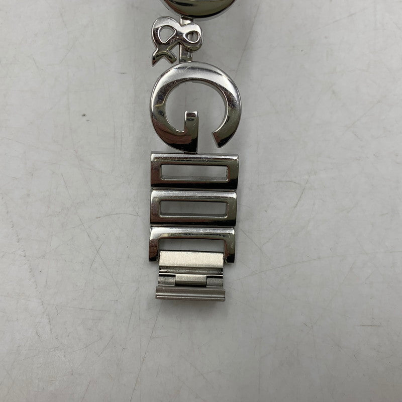 【中古品】【レディース】 DOLCE&GABBANA ドルチェアンドガッバーナ LINE STONE LOGO BRACELET QUARTZ WATCH ラインストーン ロゴ ブレスレット クォーツ ウォッチ 腕時計 197-260630-kh-01-izu カラー：シルバー 万代Net店