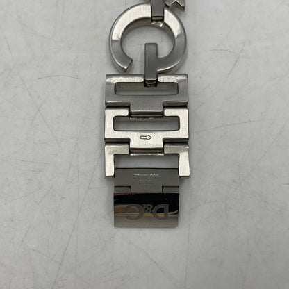 【中古品】【レディース】 DOLCE&GABBANA ドルチェアンドガッバーナ LINE STONE LOGO BRACELET QUARTZ WATCH ラインストーン ロゴ ブレスレット クォーツ ウォッチ 腕時計 197-260630-kh-01-izu カラー：シルバー 万代Net店