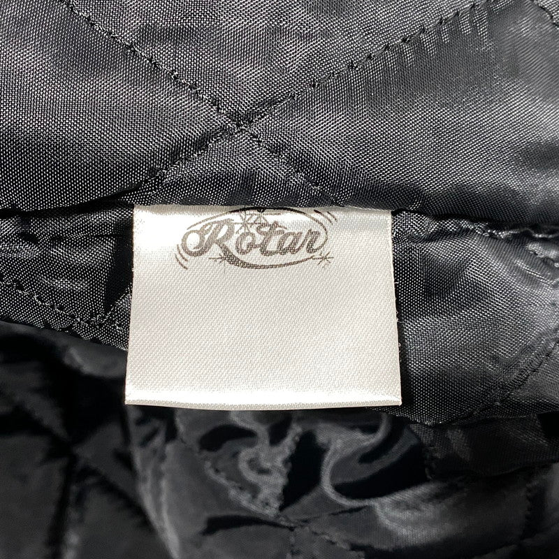 【中古品】【メンズ】 ROTAR ローター WOOL LEATHER STADIUM JACKET ウール レザー スタジアムジャケット スタジャン アウター 142-260623-as-10-izu サイズ：M カラー：パープル系 万代Net店
