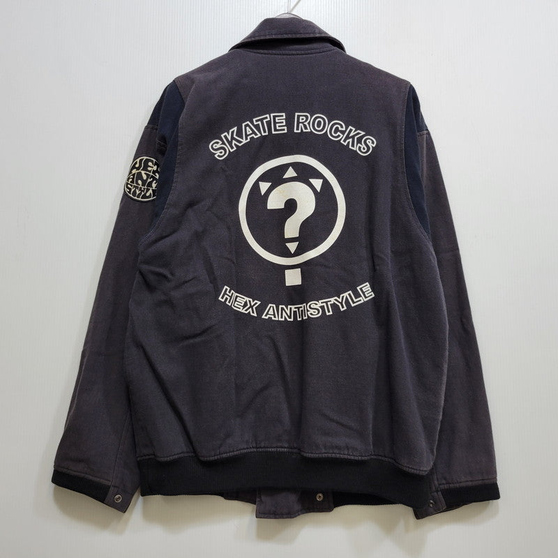 【中古品】【メンズ】 HEX ANTISTYLE ヘックス アンチスタイル SKATE ROCKS FIREMAN JACKET ファイアーマン ジャケット アウター 142-260702-cs-07-izu サイズ：M カラー：ブラック 万代Net店