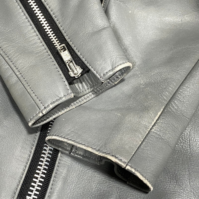 【中古品】【メンズ】 ROTAR ローター GREEN CHECK LINER DOUBLE RIDERS JACKET グリーンチェックライナー ダブルライダースジャケット 142-260623-as-09-izu サイズ：M カラー：グレー 万代Net店