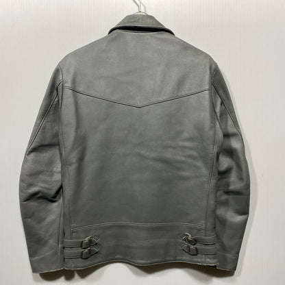 【中古品】【メンズ】 ROTAR ローター GREEN CHECK LINER DOUBLE RIDERS JACKET グリーンチェックライナー ダブルライダースジャケット 142-260623-as-09-izu サイズ：M カラー：グレー 万代Net店