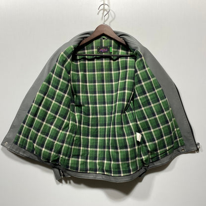 【中古品】【メンズ】 ROTAR ローター GREEN CHECK LINER DOUBLE RIDERS JACKET グリーンチェックライナー ダブルライダースジャケット 142-260623-as-09-izu サイズ：M カラー：グレー 万代Net店