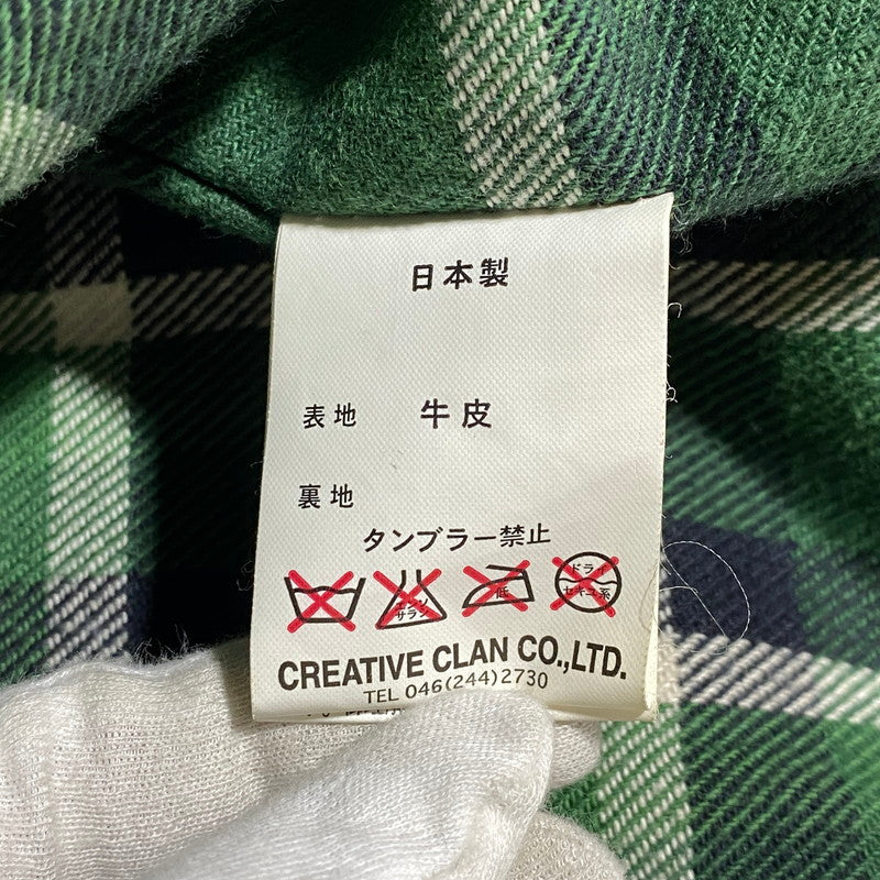 【中古品】【メンズ】 ROTAR ローター GREEN CHECK LINER DOUBLE RIDERS JACKET グリーンチェックライナー ダブルライダースジャケット 142-260623-as-09-izu サイズ：M カラー：グレー 万代Net店