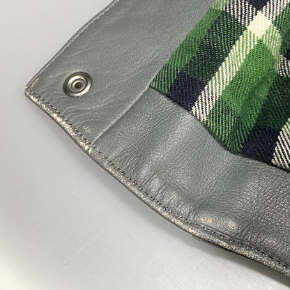 【中古品】【メンズ】 ROTAR ローター GREEN CHECK LINER DOUBLE RIDERS JACKET グリーンチェックライナー ダブルライダースジャケット 142-260623-as-09-izu サイズ：M カラー：グレー 万代Net店