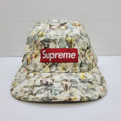 【中古品】【メンズ/レディース】 SUPREME×LIBERTY JEWELS シュプリーム×リバティージュエルズ 14SS CAMP CAP キャンプ キャップ 帽子 185-260622-cs-09-izu サイズ：F カラー：ホワイト 万代Net店