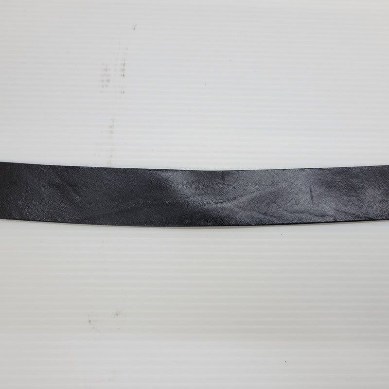 【中古品】【メンズ】 DIESEL ディーゼル X08516 B-1DR COWLEATHER DLOGO BUCKLE BELT カウレザー ディーロゴ バックル ベルト 服飾雑貨 205-260622-cs-10-izu サイズ：80/W32 カラー：ブラック×シルバー 万代Net店