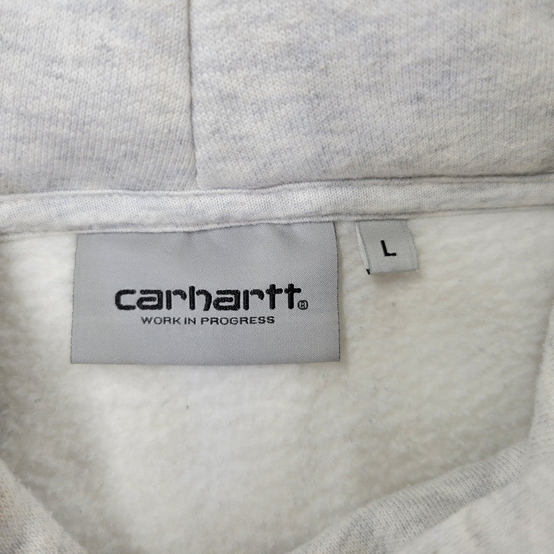 【中古品】【メンズ】 CARHARTT WIP カーハート ダブリューアイピー I030547 HOODED CARHARTT SWEAT フーデッド カーハート スウェット トップス 長袖 142-260702-cs-05-izu サイズ：L カラー：ASH HEATHER 万代Net店