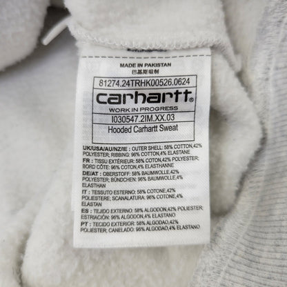 【中古品】【メンズ】 CARHARTT WIP カーハート ダブリューアイピー I030547 HOODED CARHARTT SWEAT フーデッド カーハート スウェット トップス 長袖 142-260702-cs-05-izu サイズ：L カラー：ASH HEATHER 万代Net店