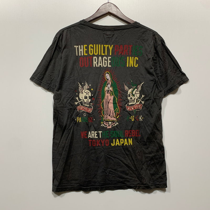 【中古品】【メンズ】 WACKO MARIA ワコマリア MARIA SCULL PRINT S/S TEE マリア スカル プリント ショートスリーブ Tシャツ 半袖 142-260701-as-03-izu サイズ：L カラー：ブラック系 万代Net店