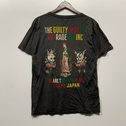 【中古品】【メンズ】 WACKO MARIA ワコマリア MARIA SCULL PRINT S/S TEE マリア スカル プリント ショートスリーブ Tシャツ 半袖 142-260701-as-03-izu サイズ：L カラー：ブラック系 万代Net店