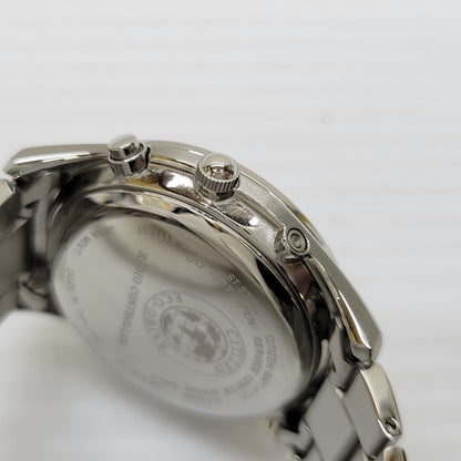 【中古品】【メンズ/レディース】 CITIZEN シチズン H415-S112907 AS1060-54E ECO-DRIVE ANALOG WATCH エコドライブ アナログ ウォッチ 腕時計 197-260622-cs-11-izu カラー：シルバー×ブラック 万代Net店
