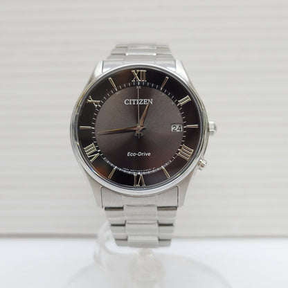 【中古品】【メンズ/レディース】 CITIZEN シチズン H415-S112907 AS1060-54E ECO-DRIVE ANALOG WATCH エコドライブ アナログ ウォッチ 腕時計 197-260622-cs-11-izu カラー：シルバー×ブラック 万代Net店