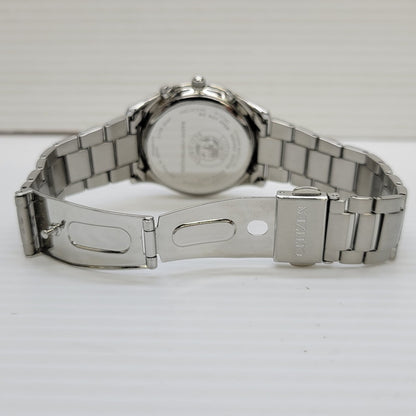 【中古品】【メンズ/レディース】 CITIZEN シチズン H415-S112907 AS1060-54E ECO-DRIVE ANALOG WATCH エコドライブ アナログ ウォッチ 腕時計 197-260622-cs-11-izu カラー：シルバー×ブラック 万代Net店