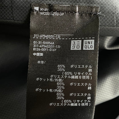 【中古美品】【メンズ】 UNIQLO ユニクロ C 371-475402 ブロックテックステンカラーコート アウター 147-260622-cs-15-izu サイズ：L カラー：ブラック 万代Net店