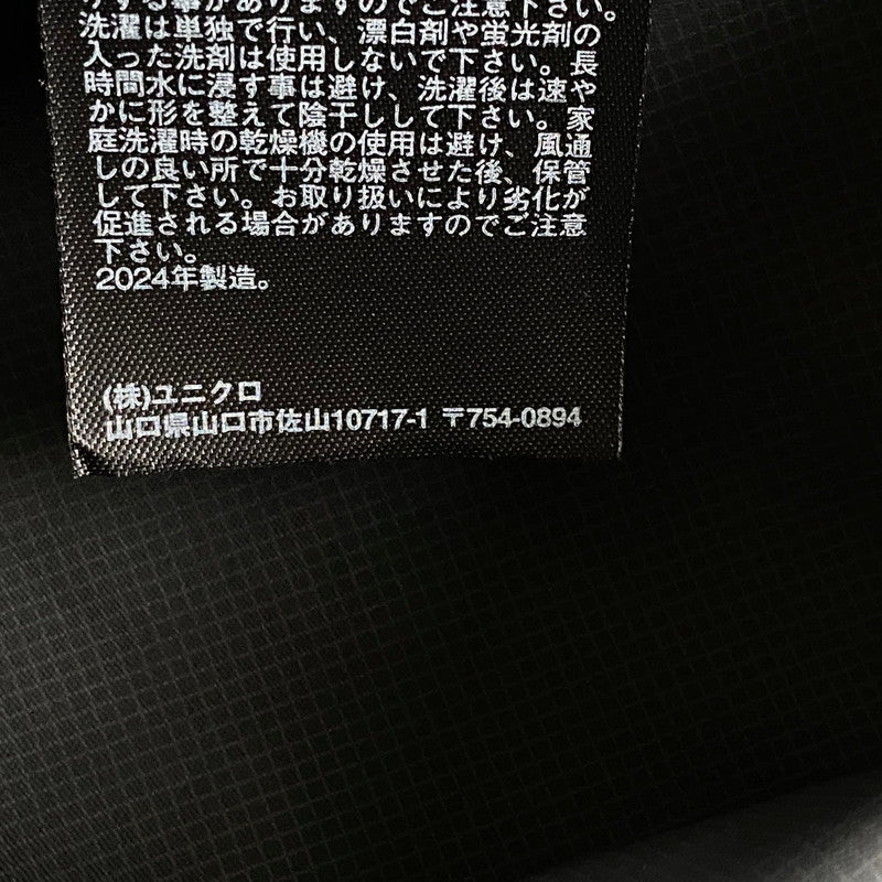 【中古美品】【メンズ】 UNIQLO ユニクロ C 371-475402 ブロックテックステンカラーコート アウター 147-260622-cs-15-izu サイズ：L カラー：ブラック 万代Net店