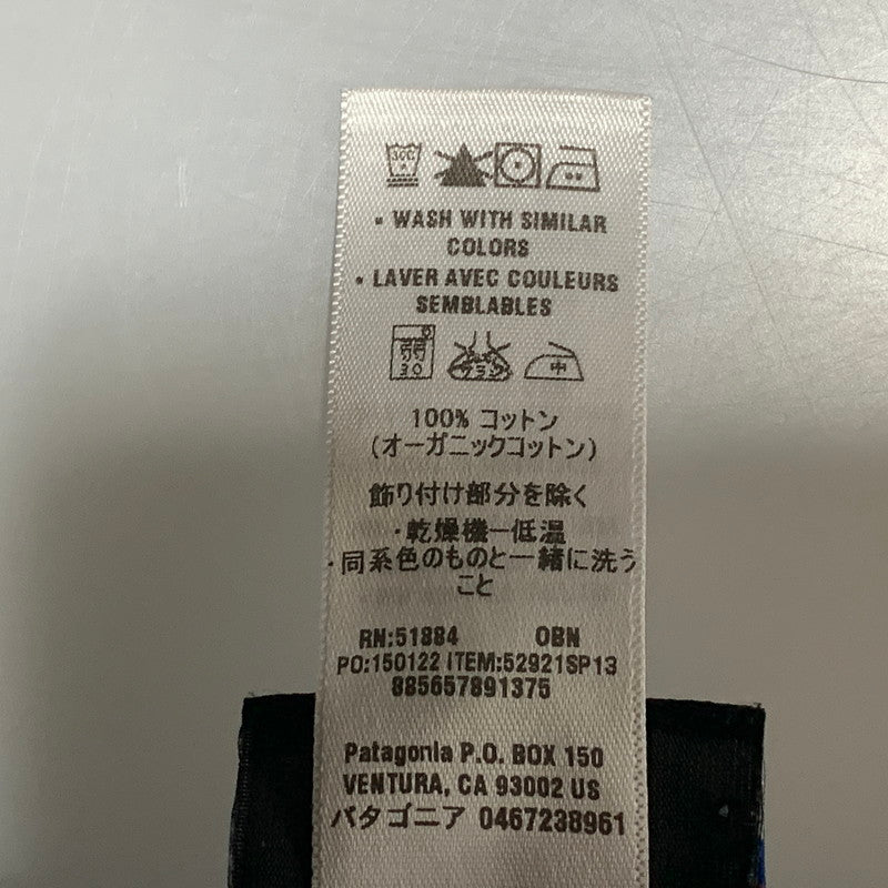 【中古品】【メンズ】 patagonia パタゴニア ORGANIC COTTON A/C SHIRT 52921SP13 オーガニックコットン シャツ 半袖 チェック 144-260701-as-05-izu サイズ：M カラー：ブルー系 万代Net店