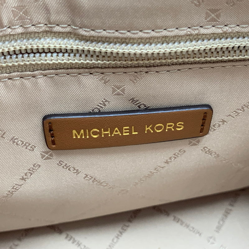 【中古品】【レディース】 MICHAEL KORS マイケルコース OA-2103 REGINA FLAP MEDIUM SHOULDER BAG レジーナ フラップ ミディアム ショルダー バッグ カバン 188-260630-kh-03-izu カラー：ブラウン 万代Net店