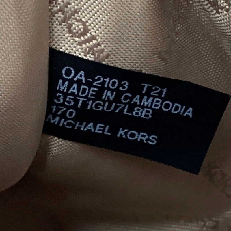 【中古品】【レディース】 MICHAEL KORS マイケルコース OA-2103 REGINA FLAP MEDIUM SHOULDER BAG レジーナ フラップ ミディアム ショルダー バッグ カバン 188-260630-kh-03-izu カラー：ブラウン 万代Net店