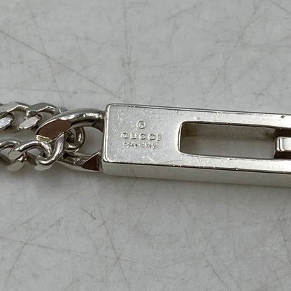 【中古品】【メンズ/レディース】 GUCCI グッチ 925 CUTOUT G NECKLACE カットアウト ジー ネックレス アクセサリー 182-260624-cs-06-izu カラー：シルバー 万代Net店