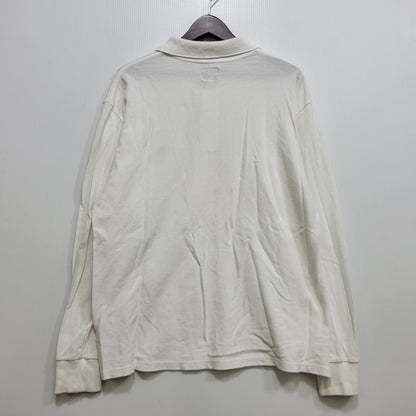 【中古品】【メンズ】 NEEDLES ニードルス LS POLO SHIRT - COTTON PIQUE ロングスリーブ ポロ シャツ コットン ピケ トップス 長袖 140-260702-cs-01-izu サイズ：M カラー：ホワイト 万代Net店
