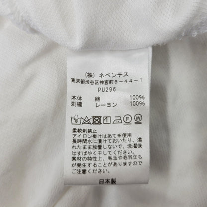 【中古品】【メンズ】 NEEDLES ニードルス LS POLO SHIRT - COTTON PIQUE ロングスリーブ ポロ シャツ コットン ピケ トップス 長袖 140-260702-cs-01-izu サイズ：M カラー：ホワイト 万代Net店