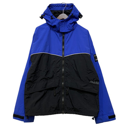 【中古品】【メンズ】 XLARGE エクストララージ 101231021005 TWO TONE NYLON HOODED JACKET ツートン ナイロン フーデッド ジャケット アウター 142-260712-yn-03-izu サイズ：M カラー：ブルー/ブラック 万代Net店