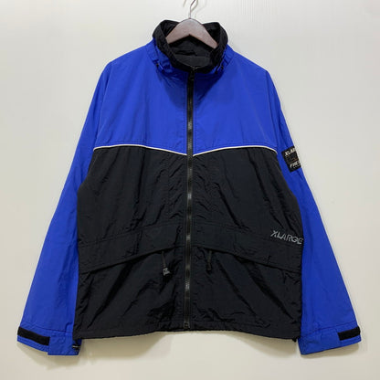 【中古品】【メンズ】 XLARGE エクストララージ 101231021005 TWO TONE NYLON HOODED JACKET ツートン ナイロン フーデッド ジャケット アウター 142-260712-yn-03-izu サイズ：M カラー：ブルー/ブラック 万代Net店
