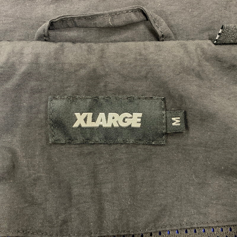 【中古品】【メンズ】 XLARGE エクストララージ 101231021005 TWO TONE NYLON HOODED JACKET ツートン ナイロン フーデッド ジャケット アウター 142-260712-yn-03-izu サイズ：M カラー：ブルー/ブラック 万代Net店