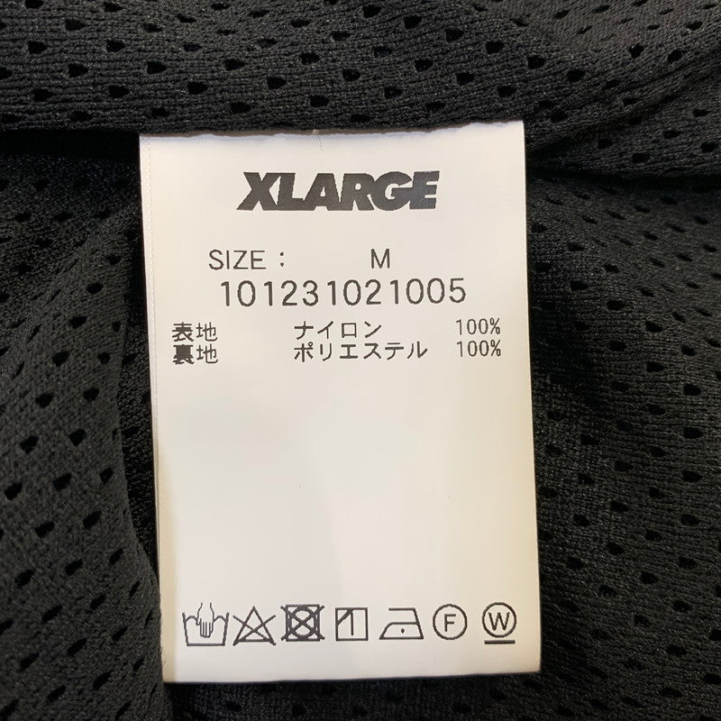 【中古品】【メンズ】 XLARGE エクストララージ 101231021005 TWO TONE NYLON HOODED JACKET ツートン ナイロン フーデッド ジャケット アウター 142-260712-yn-03-izu サイズ：M カラー：ブルー/ブラック 万代Net店
