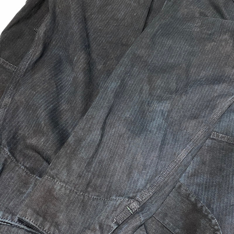 【中古品】【メンズ】 OSHKOSH B'GOSH オシュコシュ ビゴッシュ COVERALL JACKET カバーオール ジャケット 三角タグ 後染め 146-260624-as-01-izu カラー：ブラック 万代Net店