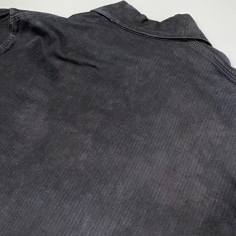 【中古品】【メンズ】 OSHKOSH B'GOSH オシュコシュ ビゴッシュ COVERALL JACKET カバーオール ジャケット 三角タグ 後染め 146-260624-as-01-izu カラー：ブラック 万代Net店