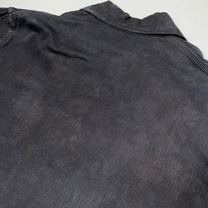 【中古品】【メンズ】 OSHKOSH B'GOSH オシュコシュ ビゴッシュ COVERALL JACKET カバーオール ジャケット 三角タグ 後染め 146-260624-as-01-izu カラー：ブラック 万代Net店