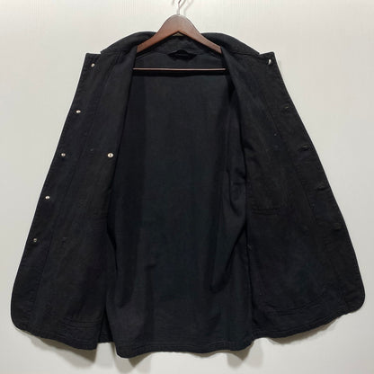 【中古品】【メンズ】 OSHKOSH B'GOSH オシュコシュ ビゴッシュ COVERALL JACKET カバーオール ジャケット 三角タグ 後染め 146-260624-as-01-izu カラー：ブラック 万代Net店