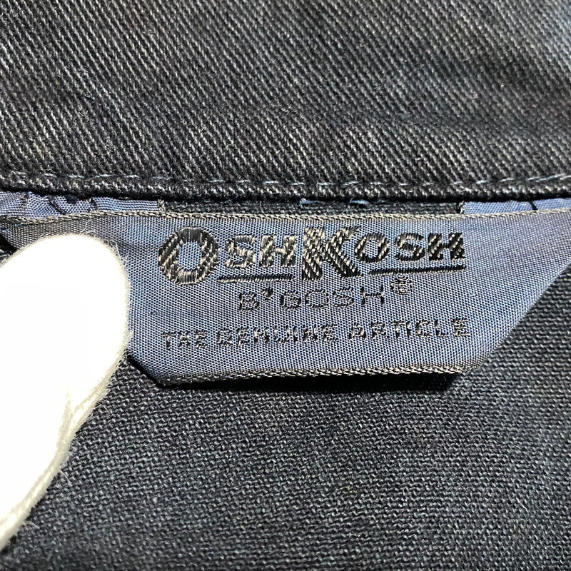 【中古品】【メンズ】 OSHKOSH B'GOSH オシュコシュ ビゴッシュ COVERALL JACKET カバーオール ジャケット 三角タグ 後染め 146-260624-as-01-izu カラー：ブラック 万代Net店
