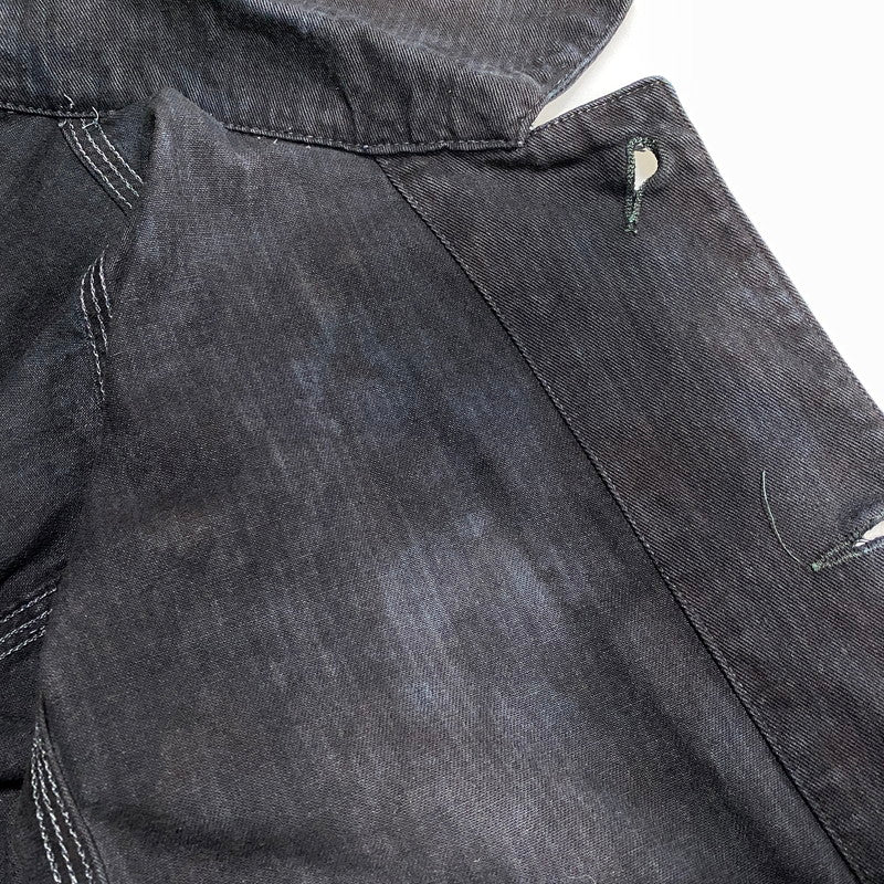 【中古品】【メンズ】 OSHKOSH B'GOSH オシュコシュ ビゴッシュ COVERALL JACKET カバーオール ジャケット 三角タグ 後染め 146-260624-as-01-izu カラー：ブラック 万代Net店