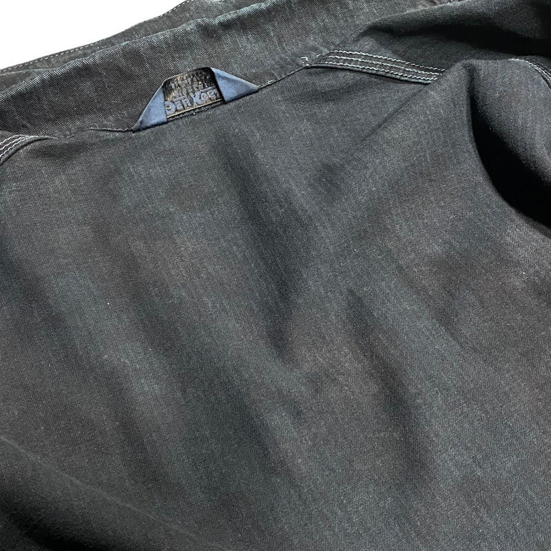 【中古品】【メンズ】 OSHKOSH B'GOSH オシュコシュ ビゴッシュ COVERALL JACKET カバーオール ジャケット 三角タグ 後染め 146-260624-as-01-izu カラー：ブラック 万代Net店