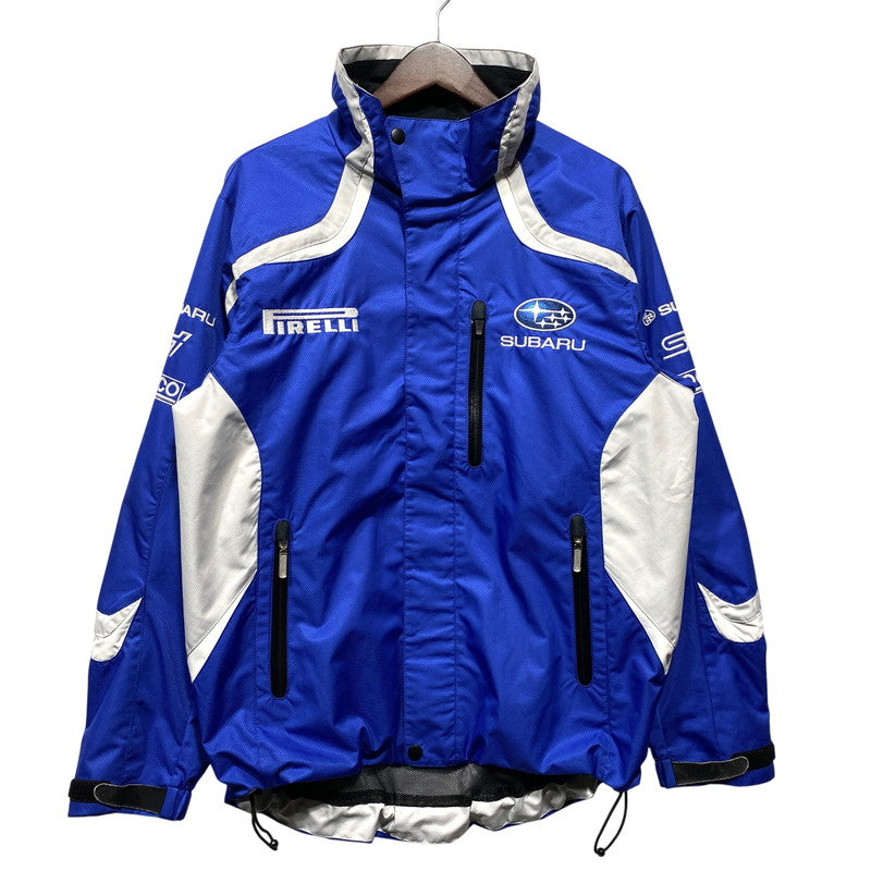 【中古品】【メンズ】 SUBARU スバル RACING JACKET 8120419K00 SW09S02 レーシングジャケット 146-260624-as-03-izu サイズ：S カラー：ブルー×ホワイト 万代Net店