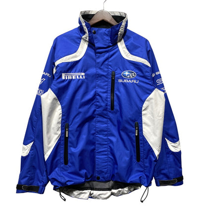 【中古品】【メンズ】 SUBARU スバル RACING JACKET 8120419K00 SW09S02 レーシングジャケット 146-260624-as-03-izu サイズ：S カラー：ブルー×ホワイト 万代Net店