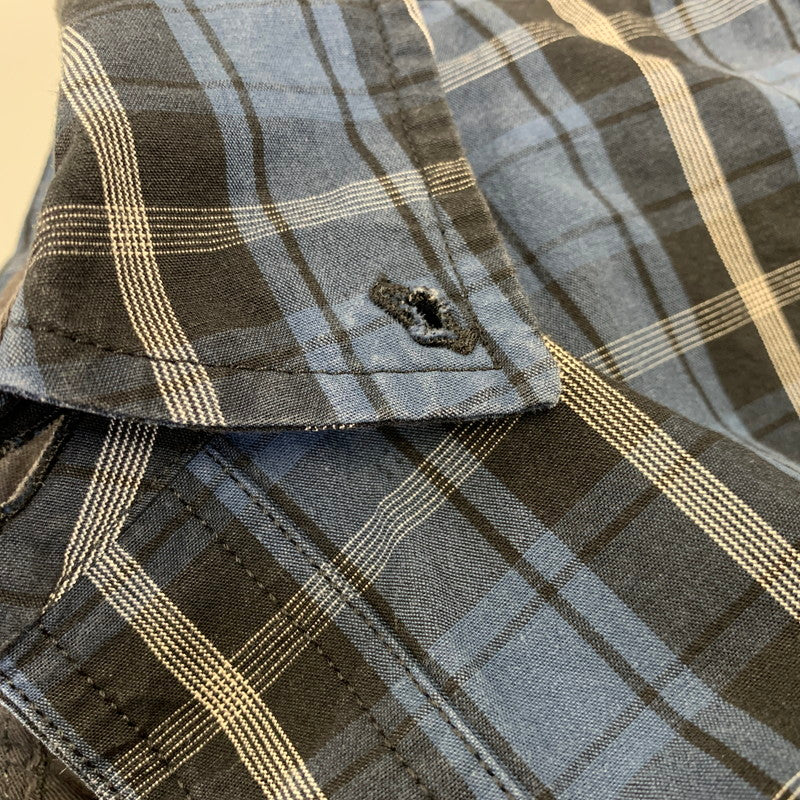 【中古品】【メンズ】 CARHARTT カーハート 102202 988 2016年製 RELAXED FIT CHECK LS BD SHIRT リラックスド フィット チェック ロングスリーブ ボタンダウン シャツ トップス 長袖 146-260730-cs-17-izu サイズ：M-R カラー：ブルー 万代Net店