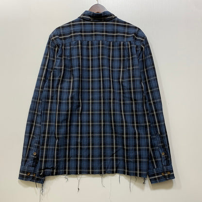 【中古品】【メンズ】 CARHARTT カーハート 102202 988 2016年製 RELAXED FIT CHECK LS BD SHIRT リラックスド フィット チェック ロングスリーブ ボタンダウン シャツ トップス 長袖 146-260730-cs-17-izu サイズ：M-R カラー：ブルー 万代Net店