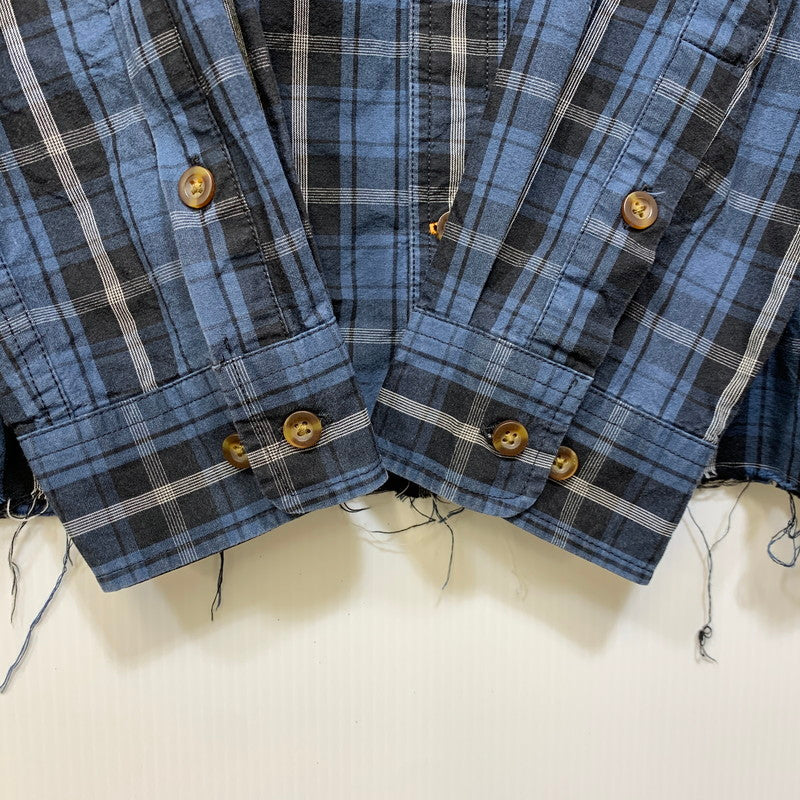 【中古品】【メンズ】 CARHARTT カーハート 102202 988 2016年製 RELAXED FIT CHECK LS BD SHIRT リラックスド フィット チェック ロングスリーブ ボタンダウン シャツ トップス 長袖 146-260730-cs-17-izu サイズ：M-R カラー：ブルー 万代Net店