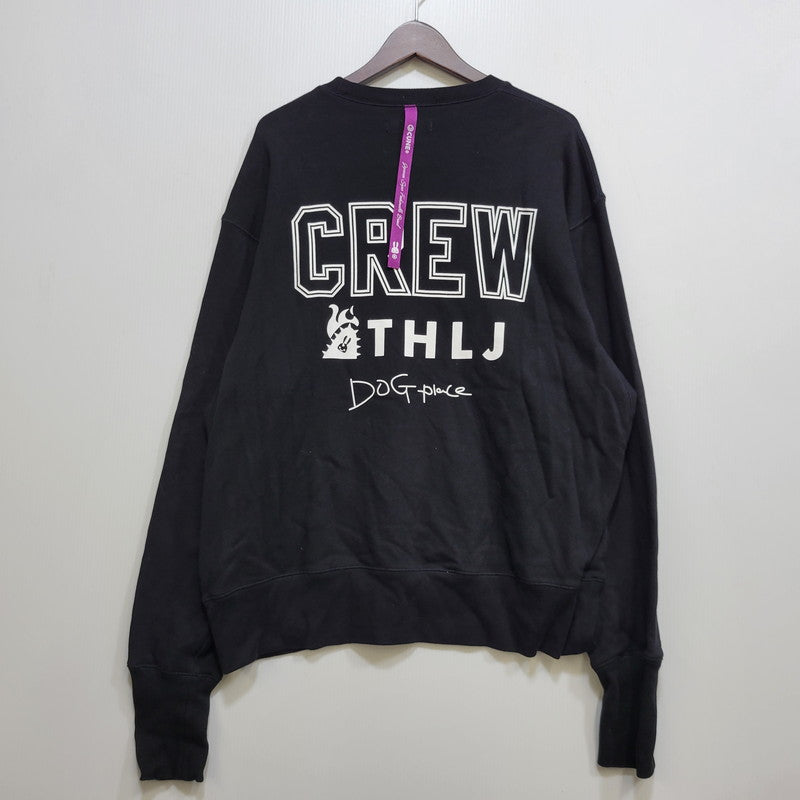 【中古品】【メンズ】 CUNE キューン THLJ SWEATSHIRT スウェットシャツ トップス 長袖 142-260702-cs-04-izu サイズ：3 カラー：ブラック 万代Net店