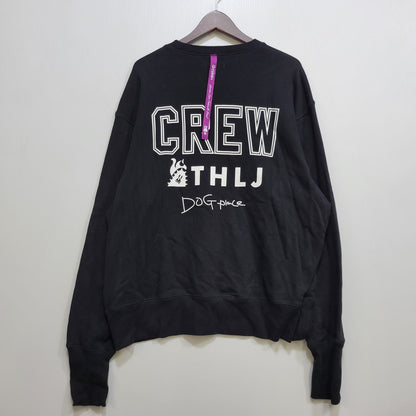 【中古品】【メンズ】 CUNE キューン THLJ SWEATSHIRT スウェットシャツ トップス 長袖 142-260702-cs-04-izu サイズ：3 カラー：ブラック 万代Net店