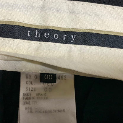 【中古品】【レディース】 theory セオリー 1B TAILORED SUIT SET-UP テーラード スーツ セットアップ 168-260701-as-01-izu サイズ：00 カラー：ブラック 万代Net店